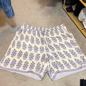 J. Crew Purple Floral Women's Shorts